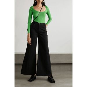 Frame Le Palazzo in Film Noir Size 25 Denim Jeans